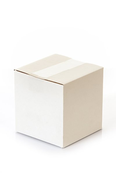 Çift Oluklu Koli 20x20x20 cm Beyaz