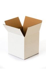 Tek Oluklu A-Box Taşıma Kolisi 20x20x10 cm Beyaz
