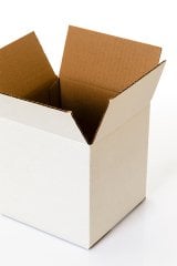 Tek Oluklu A-Box Taşıma Kolisi 20x20x10 cm Beyaz
