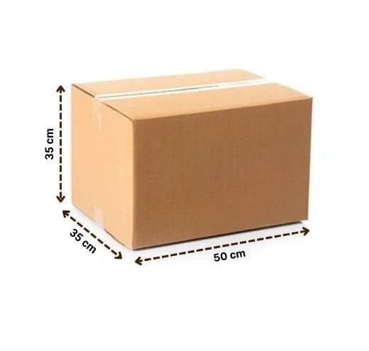 Çift Oluklu Koli 50x35x35 cm