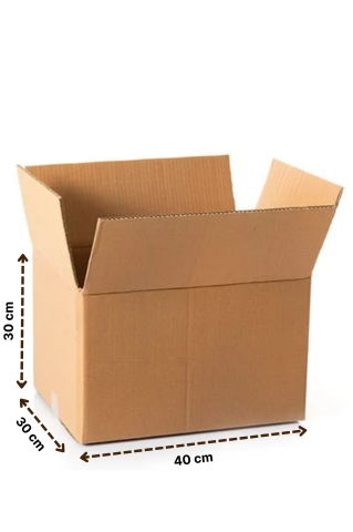 Çift Oluklu Koli 32x28x32 cm