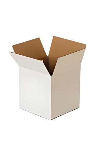 Çift Oluklu Koli 25x25x25 cm Beyaz