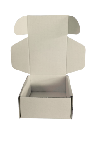 E-Ticaret Kargo Kutusu 10x10x4,5 cm Beyaz