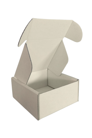 E-Ticaret Kargo Kutusu 10x10x4,5 cm Beyaz