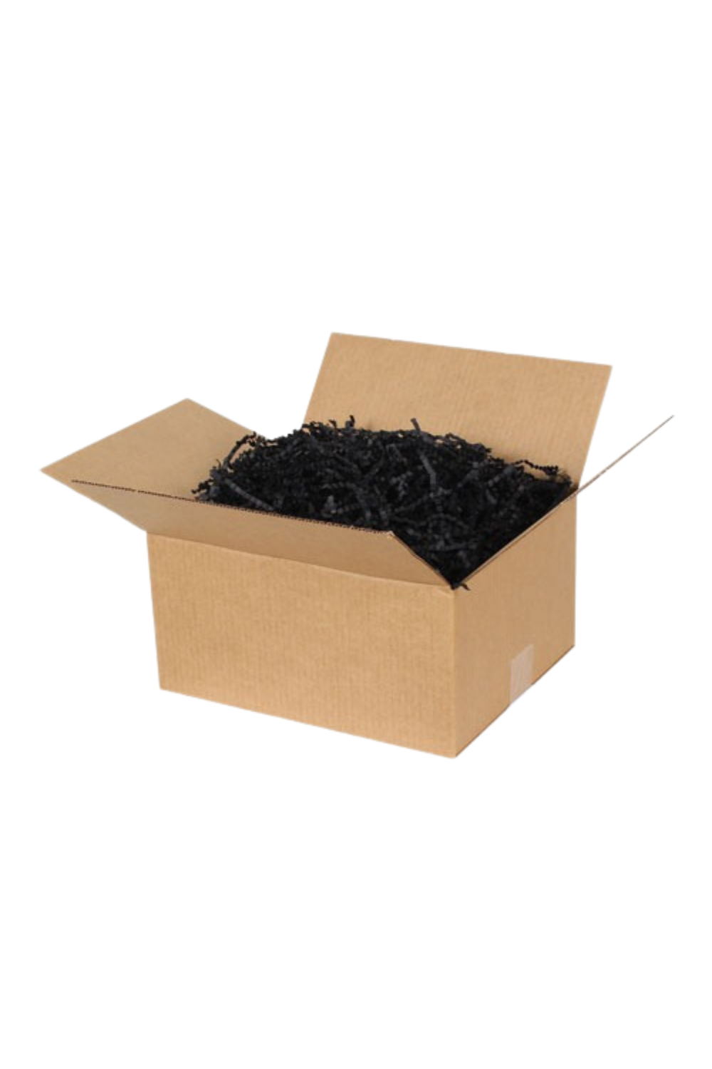 Zikzak Kırpık Kağıt Dolgu Malzemesi Kraft 1 Kg - Siyah