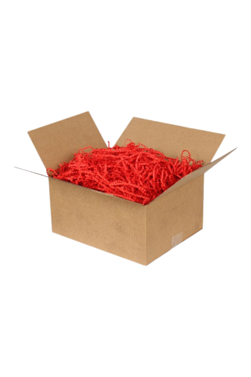 Zikzak Kırpık Kağıt Dolgu Malzemesi Kraft 1 Kg - Kırmızı