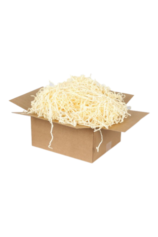 Zikzak Kırpık Kağıt Dolgu Malzemesi Kraft 1 Kg - Sarı