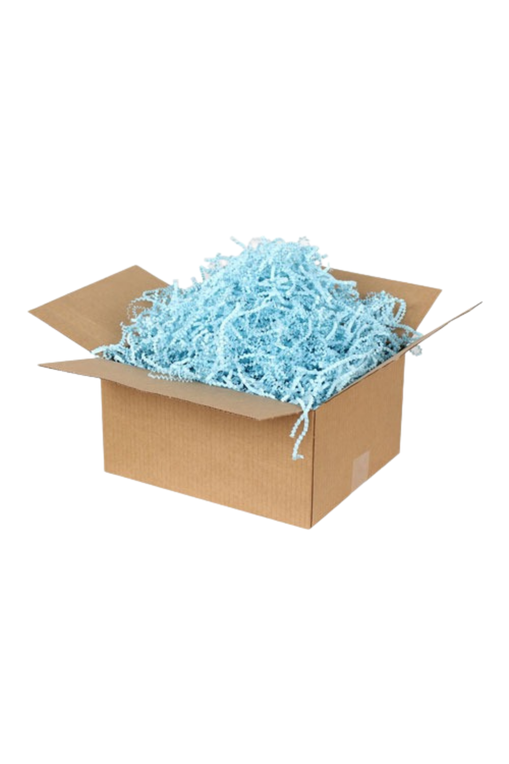 Zikzak Kırpık Kağıt Dolgu Malzemesi Kraft 1 Kg - Mavi
