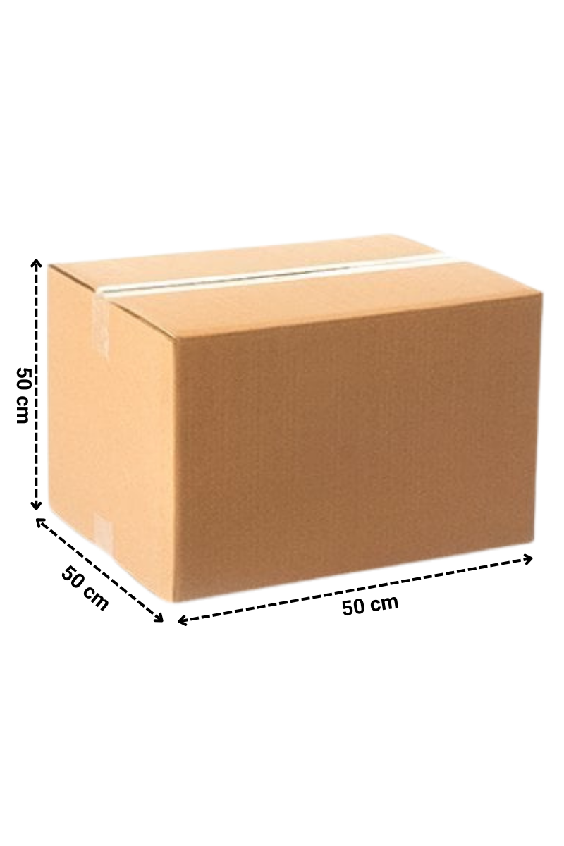 Çift Oluklu A-Box Taşıma Kolisi 50x50x50 cm