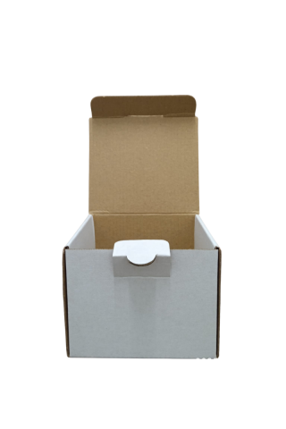 E-Ticaret Kargo Kutusu 10x10x8,5 cm Beyaz Kupa Kutusu