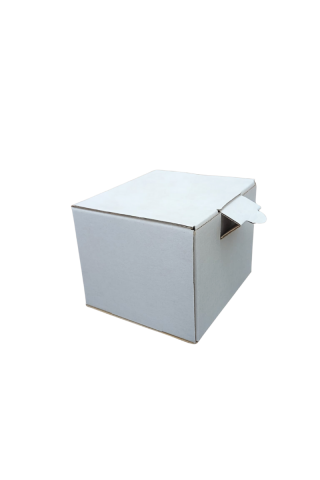 E-Ticaret Kargo Kutusu 10x10x8,5 cm Beyaz Kupa Kutusu
