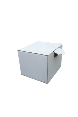 E-Ticaret Kargo Kutusu 10x10x8,5 cm Beyaz Kupa Kutusu