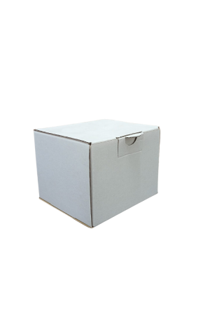E-Ticaret Kargo Kutusu 10x10x8,5 cm Beyaz Kupa Kutusu