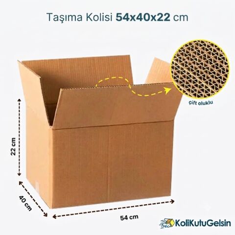 ÜLKÜ BOYRAZ 54X40X22 100 ADET KOLİ ÜCRETİ